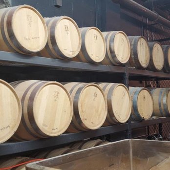 All Points West Distillery - The aging barrels - Distilleries Near Me - Newark, New Jersey