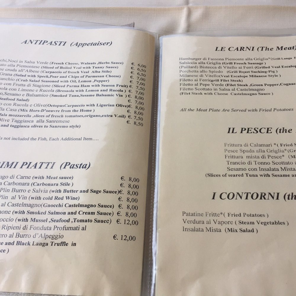 Ristorante Il Commercio - Also lots of other things - Italian Near Me - Sinio, CN