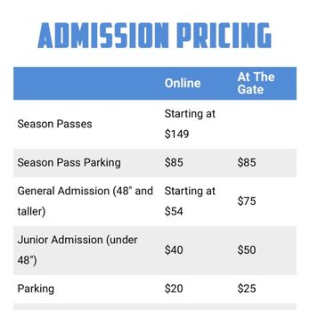 Wild Rivers - Shows pricing - Water Parks Near Me - Irvine, California