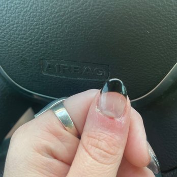 Nail Bar 66 - One of the nails that's bleeding. - Nail Salons Near Me - Springfield, Illinois