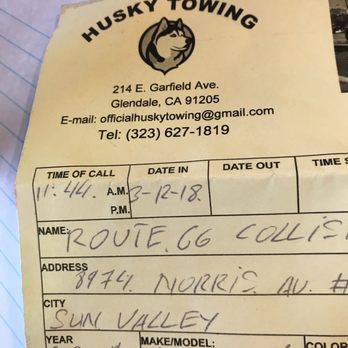 Husky Auto Towing - Towing Near Me - Glendale, California Husky Auto Towing - Towing Near Me - Glendale, California