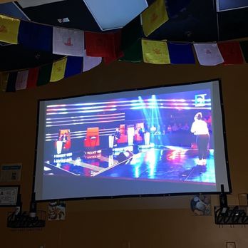 Everest Nepali Kitchen - Big screen in restaurant - Indian Near Me - Cary, North Carolina