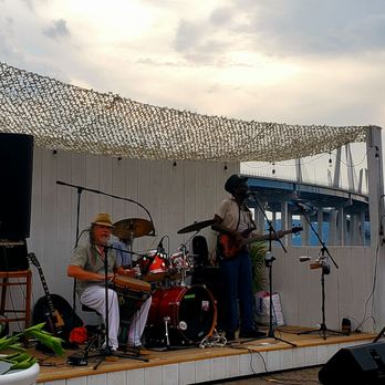 The Sailhouse - David Langlois on percussion  -  8/17/2025 - Seafood Near Me - Tarrytown, New York