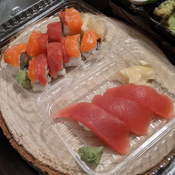 Roppongi Sushi - Maguro nigiri and rose garden roll - Japanese Near Me - Livermore, California Roppongi Sushi - Maguro nigiri and rose garden roll - Japanese Near Me - Livermore, California