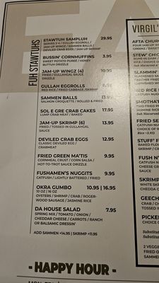 Menu photo 7 Virgil's Gullah Kitchen & Bar Conyers, GA Menu photo 7 Virgil's Gullah Kitchen & Bar Conyers, GA