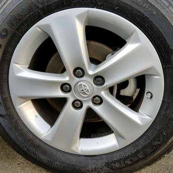 Firestone Complete Auto Care - All 4 wheels are scratched and chipped around the lug nuts and random areas of the wheel. - Tires Near Me - Richmond, California Firestone Complete Auto Care - All 4 wheels are scratched and chipped around the lug nuts and random areas of the wheel. - Tires Near Me - Richmond, California