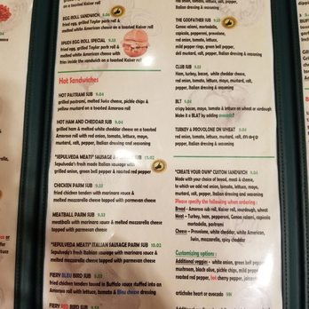 Giorgino's - Menu - Sandwiches Near Me - San Diego, California