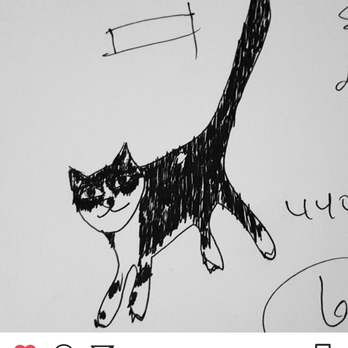 LA Pet Clinic - My sketch of Emo, alpha Koreatown rescue cat and LA Pet Clinic regular. - Veterinarians Near Me - Hollywood, California LA Pet Clinic - My sketch of Emo, alpha Koreatown rescue cat and LA Pet Clinic regular. - Veterinarians Near Me - Hollywood, California