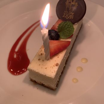 Hy's Steak House - My complimentary bday cheesecake! - Steakhouses Near Me - Honolulu, Hawaii Hy's Steak House - My complimentary bday cheesecake! - Steakhouses Near Me - Honolulu, Hawaii