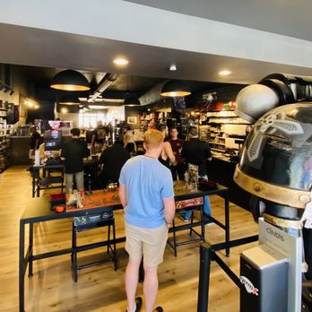 Warhammer Store & Cafe - Inside - busy on a Sunday - Tabletop Games Near Me - Monrovia, California