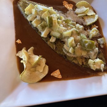 Muy Salsas - Cactus in mole w/ zucchini - Mexican Near Me - Los Alamos, New Mexico