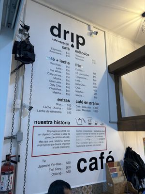 Menu photo 2 Drip Cafe Ciudad de México, DIF