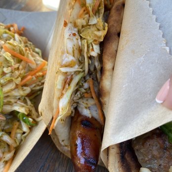 Ronto Roasters - Sausage Ronto wrap - Food Stands Near Me - Anaheim, California Ronto Roasters - Sausage Ronto wrap - Food Stands Near Me - Anaheim, California