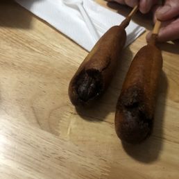 Burnt corn dogs Burnt corn dogs