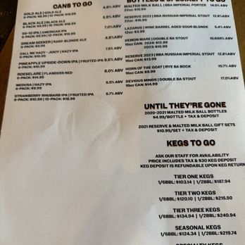 Perrin Brewing Company - Beer menu - Breweries Near Me - Comstock Park, Michigan