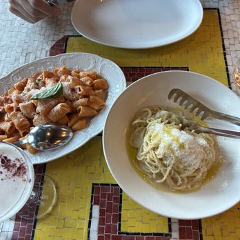 Lupo - Spicy rigatoni alla vodka & cacio e pepe - Italian Near Me - Banff, Alberta