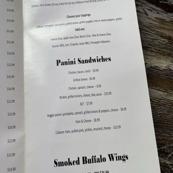The Tattooed Pig - Media - Inside menu - Sandwiches Near Me - Media, Pennsylvania The Tattooed Pig - Media - Inside menu - Sandwiches Near Me - Media, Pennsylvania