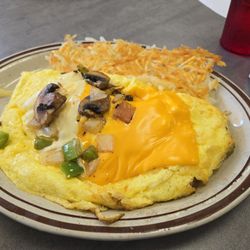 Uncle Dave's Cafe - Vegetarian Omelette