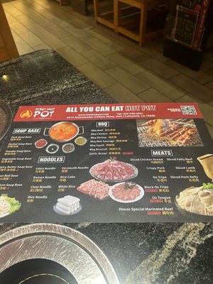 Menu photo 2 First Hot Pot & BBQ Lafayette, LA Menu photo 2 First Hot Pot & BBQ Lafayette, LA