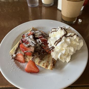 Crepeville - Strawberry Nutella Crepe - Breakfast & Brunch Near Me - Davis, California Crepeville - Strawberry Nutella Crepe - Breakfast & Brunch Near Me - Davis, California