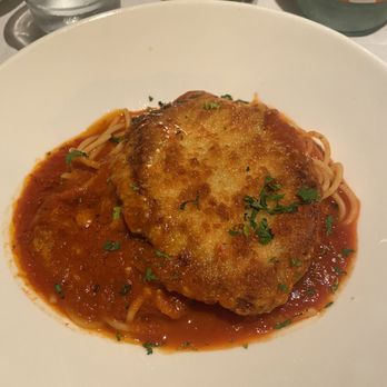 75 Main - Chicken Parmesan (with parmesan instead of mozzarella) - New American Near Me - Southampton, New York