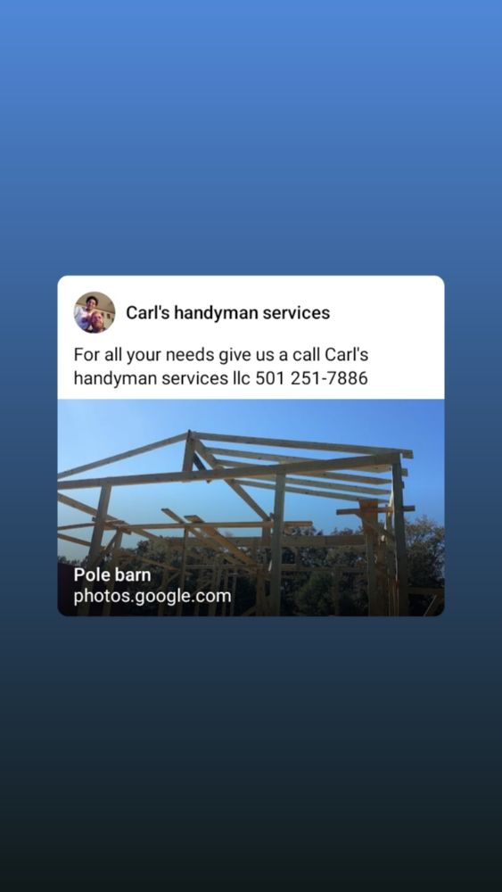 Slide of Carl's handyman services