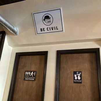 The Drawing Board - Unisex bathrooms. - New American Near Me - Saint Louis, Missouri