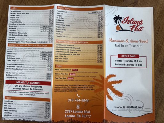 Menu photo 8 Island Hut Lomita, CA Menu photo 8 Island Hut Lomita, CA
