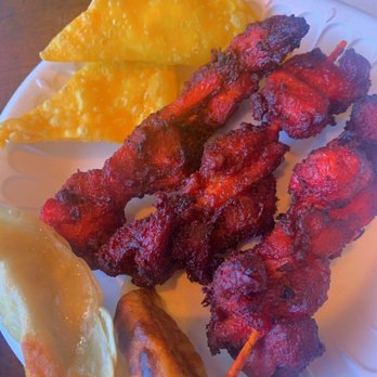 Bamboo Palace - Chicken on a stick, crab Rangoon, and dumplings - Buffets Near Me - Cedar Hill, Texas