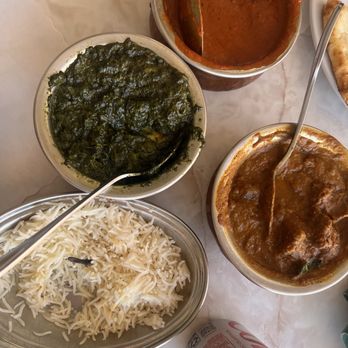 New Kamana Kitchen - Chicken Tikka Masala, Palak Paneer, Lamb Curry (all mild), rice - Indian Near Me - Honolulu , Hawaii