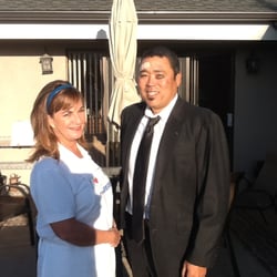 Insurance Halloween fun! Cindy was Flo from Progressive and Tim was Mayhem from All State Insurance.