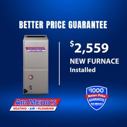 Air Medics Plumbing - Get a new furnace installed only $2,559. No finance. Free estimates. 770-800-2424