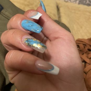 Beau Den Spa & Nails - Turquoise stone design - Nail Salons Near Me - Concord, California