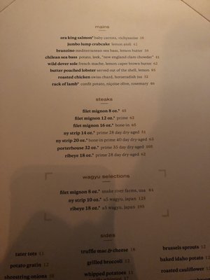 Menu photo 8 Barclay Prime Philadelphia, PA