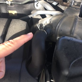 Jiffy Lube - Hose going to our air box that they did not reconnect. - Oil Change Stations Near Me - Orlando, Florida Jiffy Lube - Hose going to our air box that they did not reconnect. - Oil Change Stations Near Me - Orlando, Florida