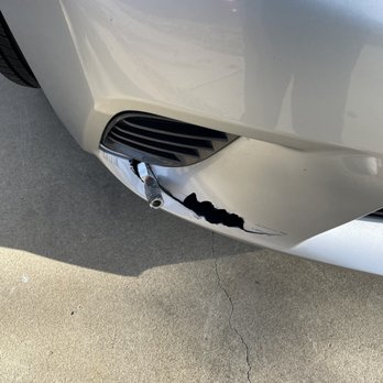 Auto Fix Collision Center - Broken bumper with debris from freeway - Auto Repair Near Me - Los Angeles, California Auto Fix Collision Center - Broken bumper with debris from freeway - Auto Repair Near Me - Los Angeles, California