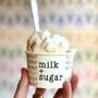 Photo of milk + sugar