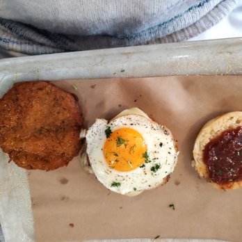 Grace Meat + Three - Egg Rick Muffin and hash brown - Southern Near Me - St Louis, Missouri Grace Meat + Three - Egg Rick Muffin and hash brown - Southern Near Me - St Louis, Missouri