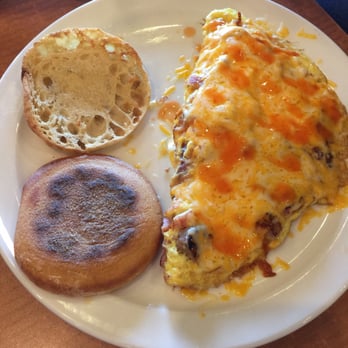 Terrace Restaurant - Meat lovers omelet & English muffin (toasted perfectly) - Sports Bars Near Me - San Tan Valley, Arizona Terrace Restaurant - Meat lovers omelet & English muffin (toasted perfectly) - Sports Bars Near Me - San Tan Valley, Arizona