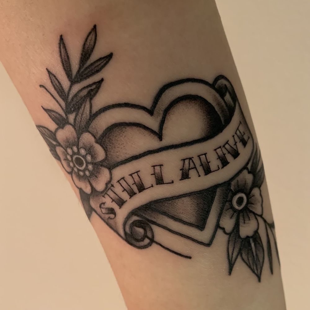 Old Trolley Tattoo Logo
