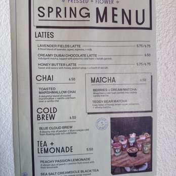 Pressed + Flower - Spring menu - Coffee & Tea Near Me - Azusa, California Pressed + Flower - Spring menu - Coffee & Tea Near Me - Azusa, California