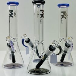 The Pipe King - Upland - MK Glass Amber Beaker 2 at the Pipe King Upland copy