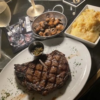 Coach's Tavern - Rib-Eye Chicharrón with Mashed Potatoes & Mushrooms - Sports Bars Near Me - Palmdale, California Coach's Tavern - Rib-Eye Chicharrón with Mashed Potatoes & Mushrooms - Sports Bars Near Me - Palmdale, California