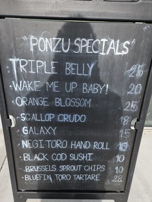 Menu photo 8 Ponzu Sushi Bar Santa Ana, CA Menu photo 8 Ponzu Sushi Bar Santa Ana, CA