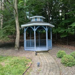 Optimal Property Services - Stained gazebo. We do it all.