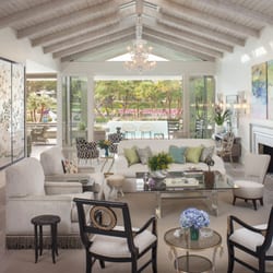Christopher Kennedy - Glamorous renovation and living room design by Christopher Kennedy in Morningside Country Club, Rancho Mirage, California