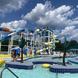 White Lake Water Park - There are 4 water slides. 2 out of the four are exactly the same. So only 3 different types of water slides.
