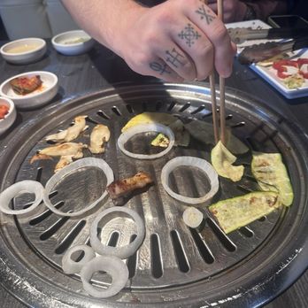 Gen Korean BBQ House - Vegetables and pork belly - Korean Near Me - Kapolei, Hawaii