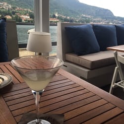 Lido di Lenno - Ginger/lemongrass martini on the lake.