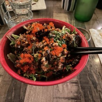 Shige Sushi Japanese Kitchen - Salmon skin salad - Sushi Bars Near Me - Sonoma, California Shige Sushi Japanese Kitchen - Salmon skin salad - Sushi Bars Near Me - Sonoma, California